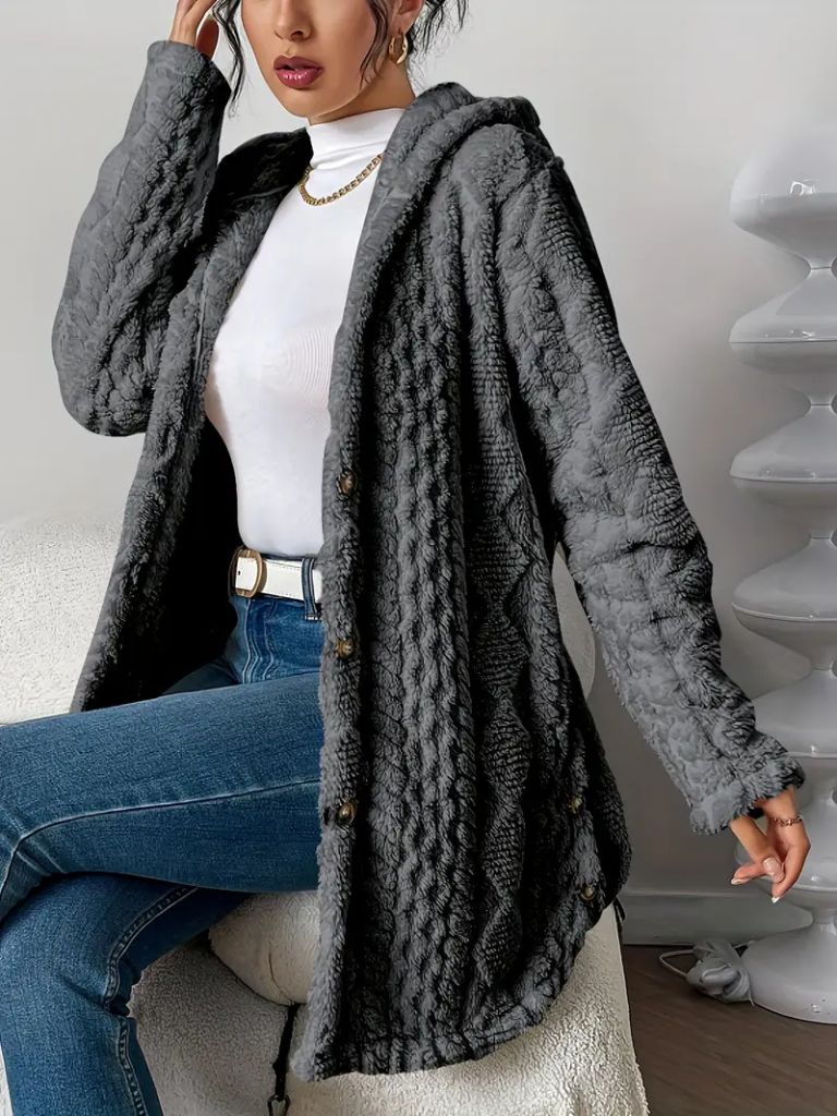 Laura | Cozy Hooded Cardigan
