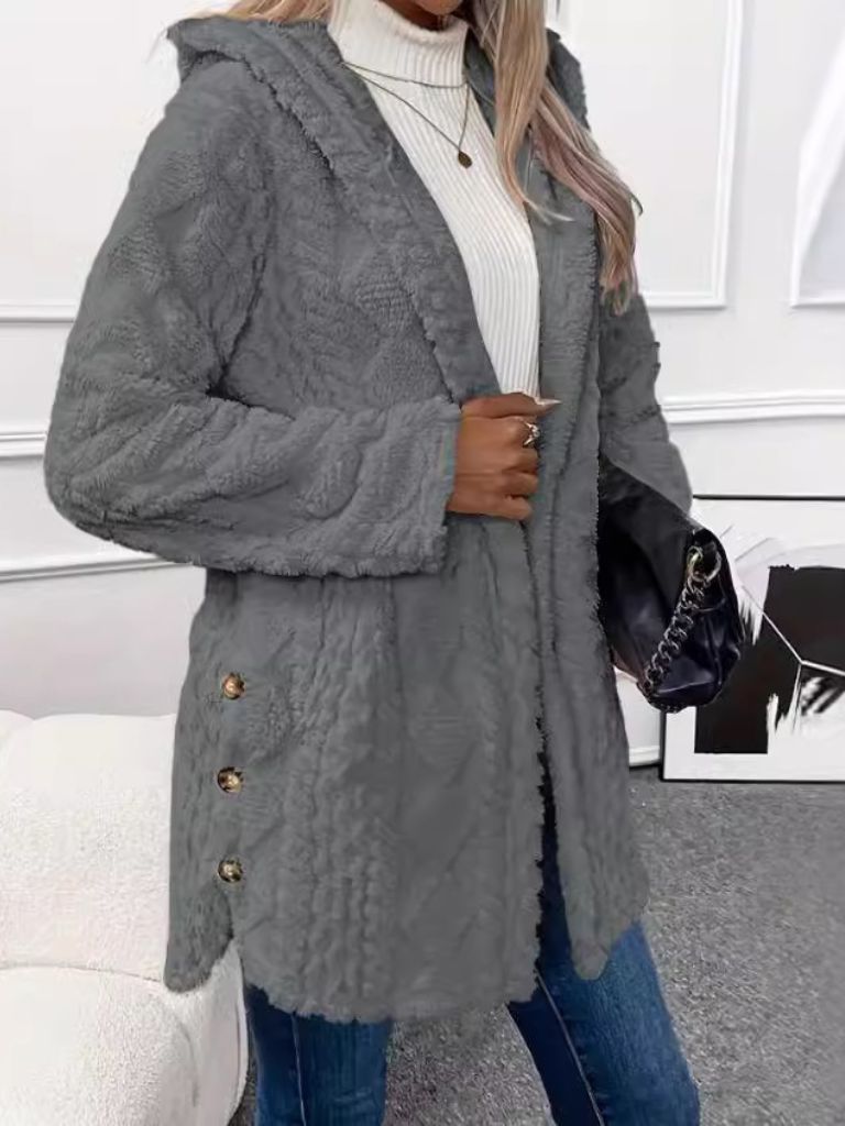 Laura | Cozy Hooded Cardigan