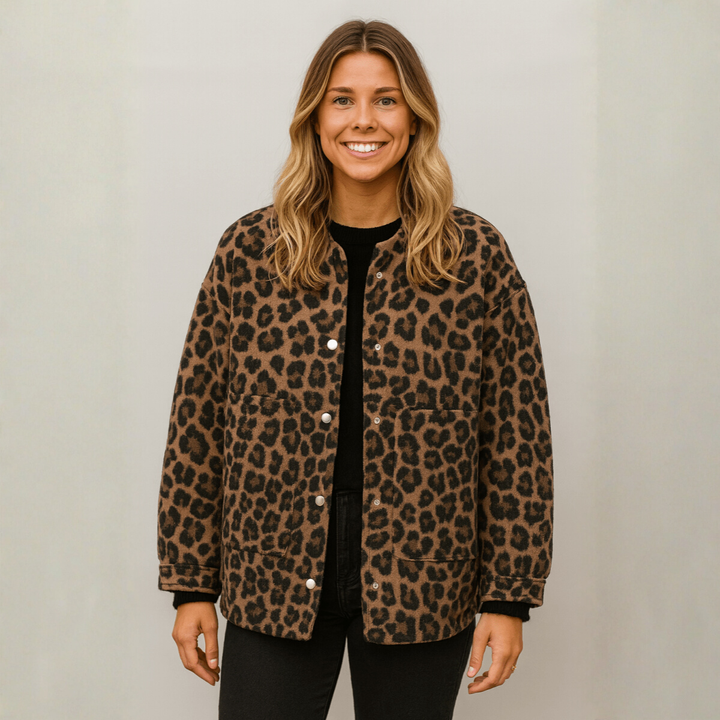 CHARLENE | Leopard Print Jacket