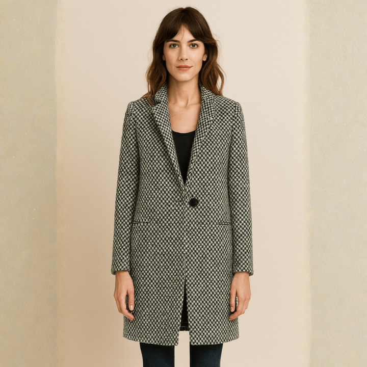 CLAUDIA - ELEGANT WOOL COAT FOR FALL AND WINTER