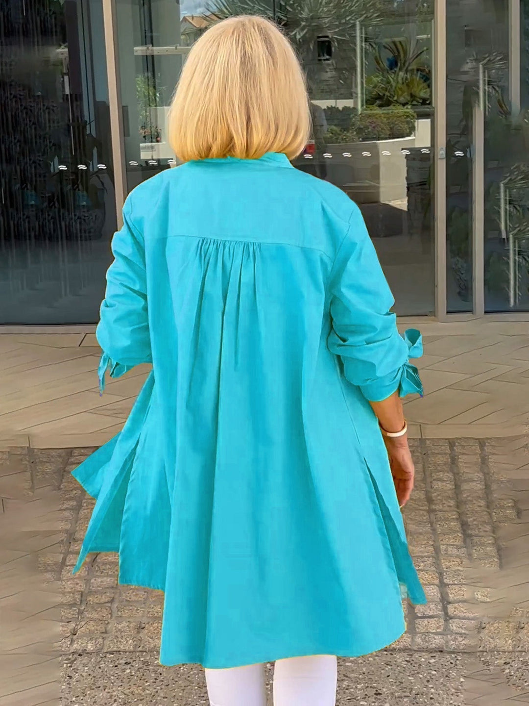 Célina | Classy Long Shirt Jacket