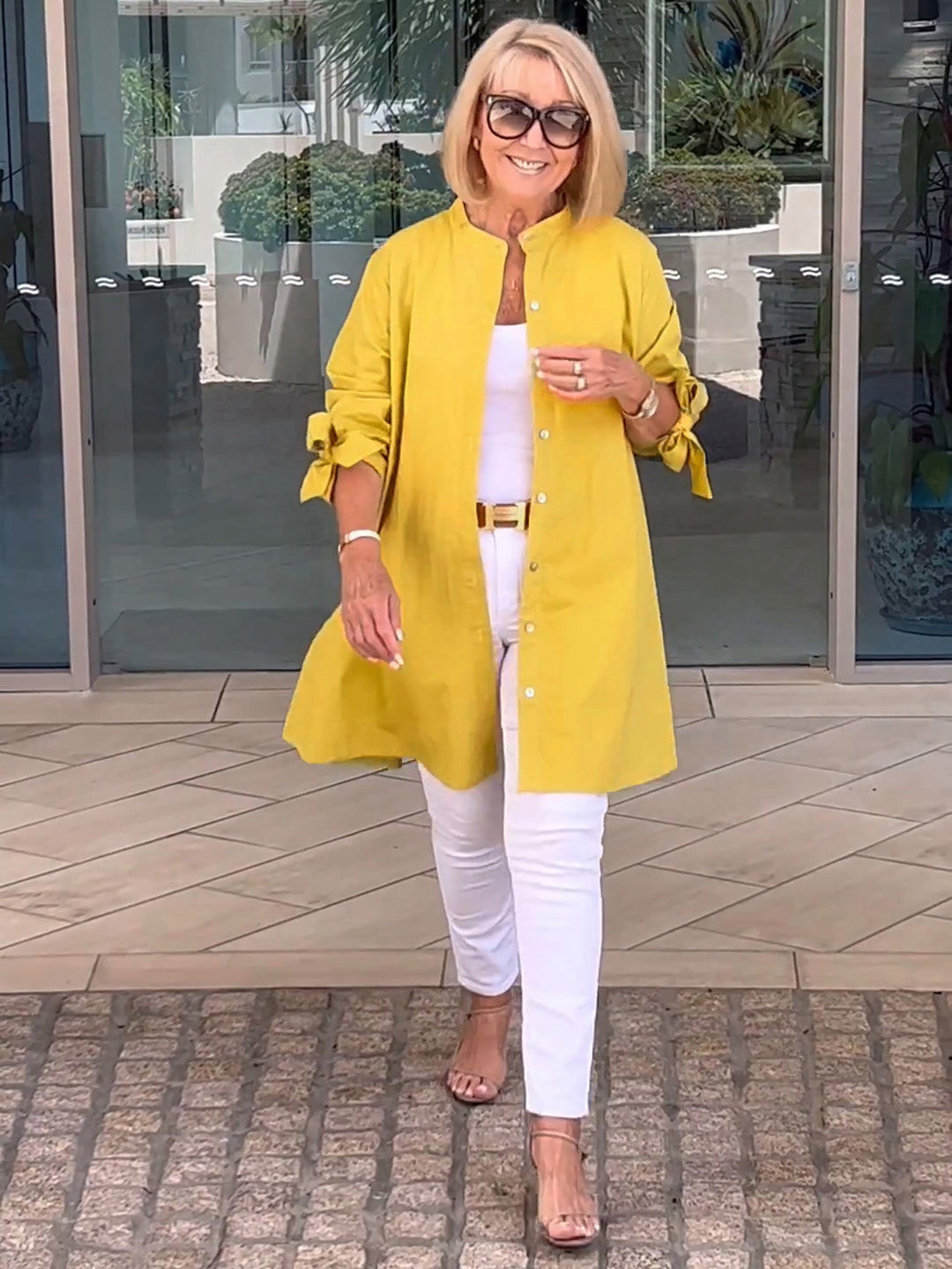 Célina | Classy Long Shirt Jacket