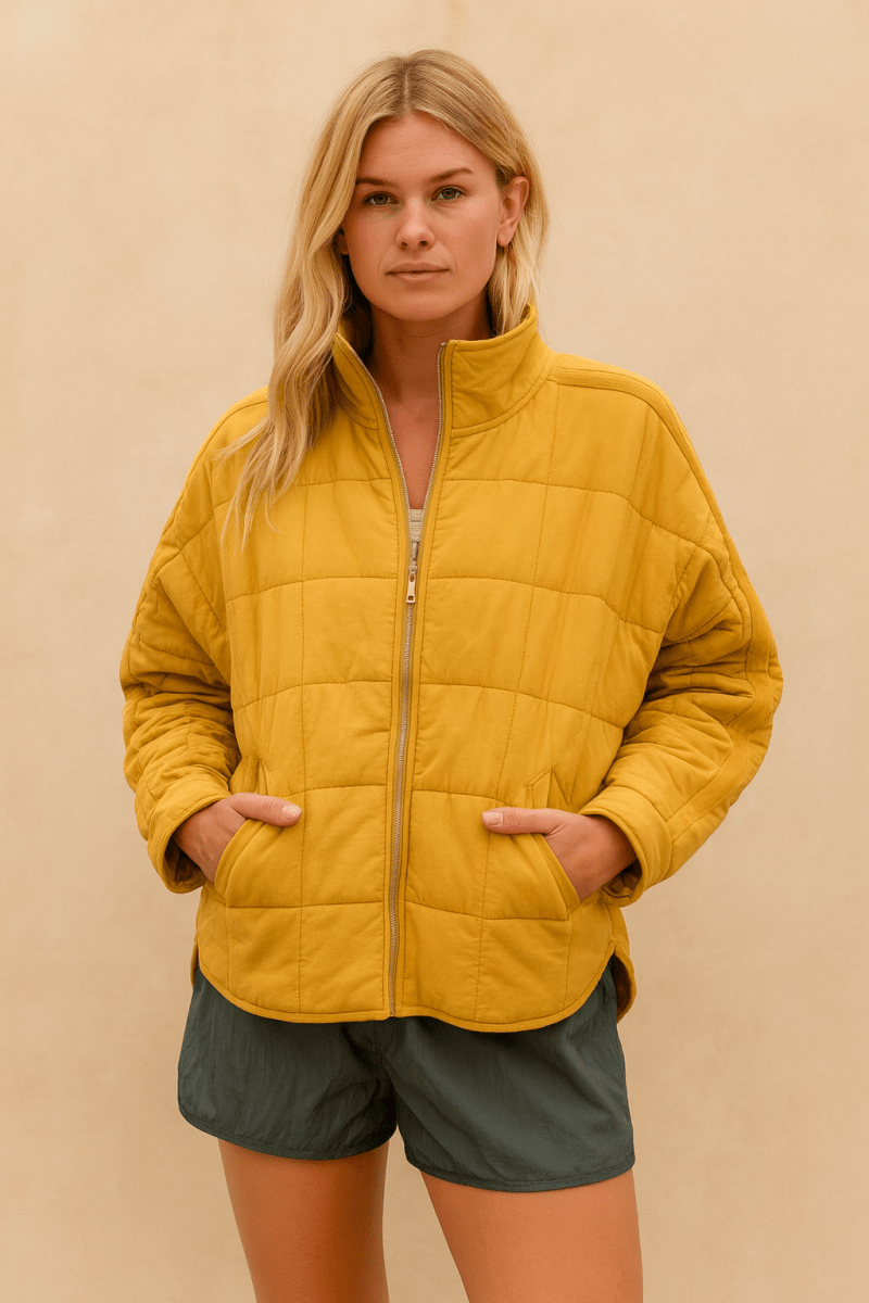 Elsie | Lightweight Compact Zip Puffer Jacket