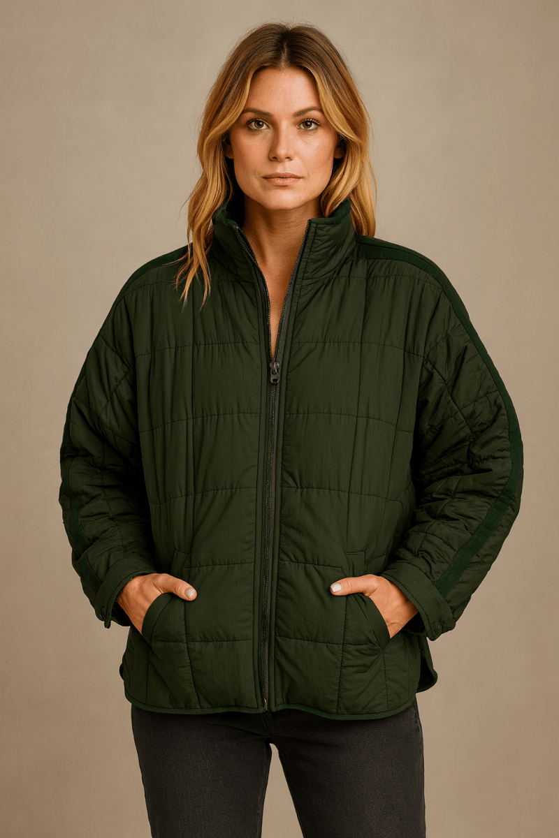 Elsie | Lightweight Compact Zip Puffer Jacket