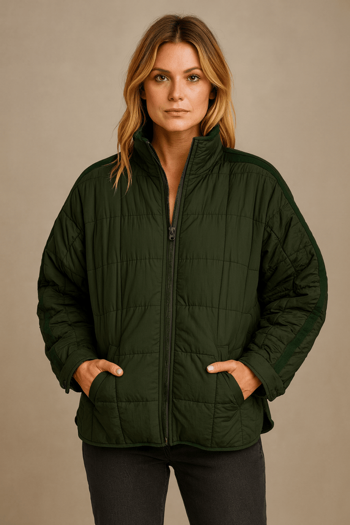 Elsie | Lightweight Compact Zip Puffer Jacket