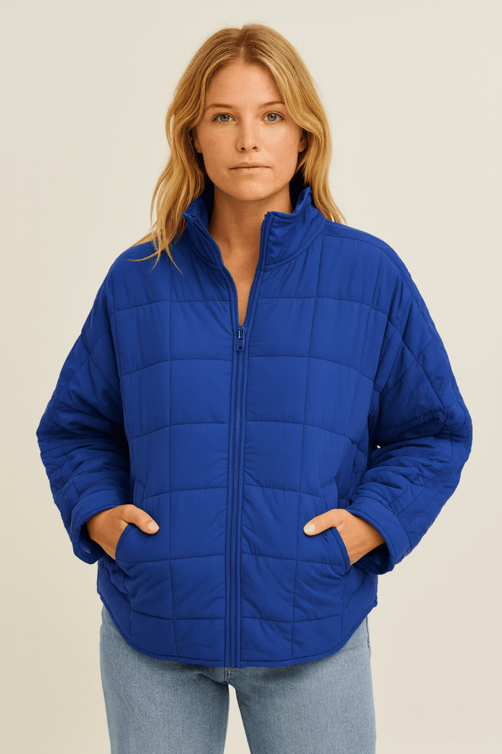 Elsie | Lightweight Compact Zip Puffer Jacket