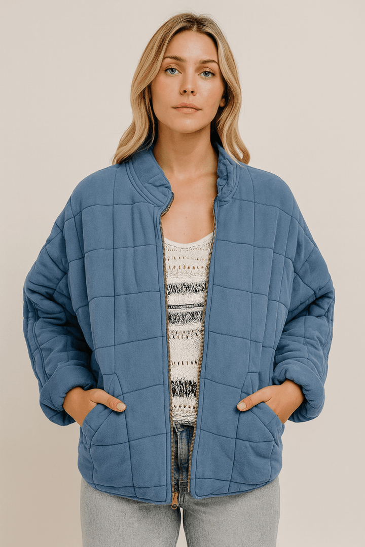 Porshia | Oversized Mid Season Jacket