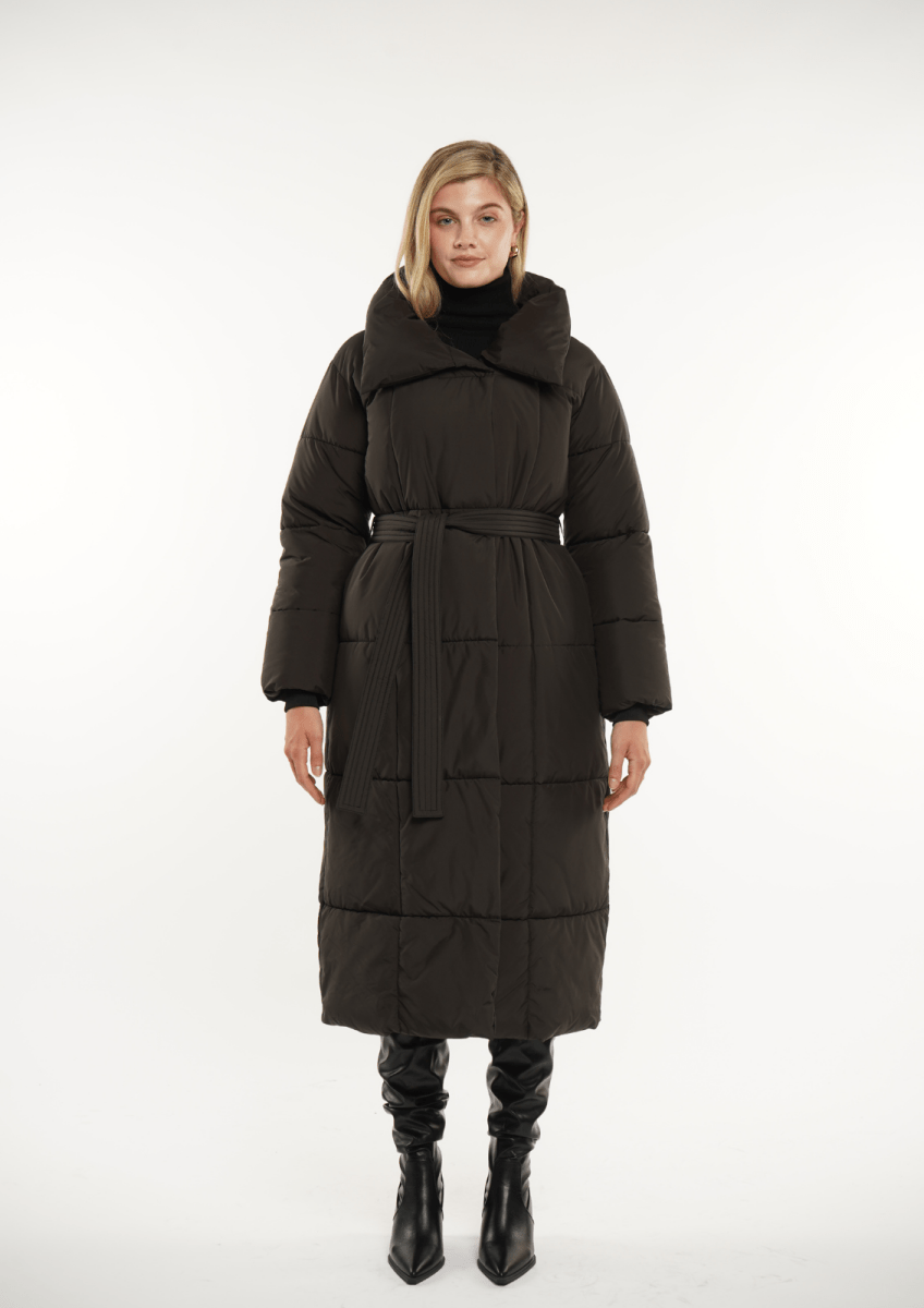 BLAIRE | ULTRA LONG BULLET BUTTON PUFFER JACKET