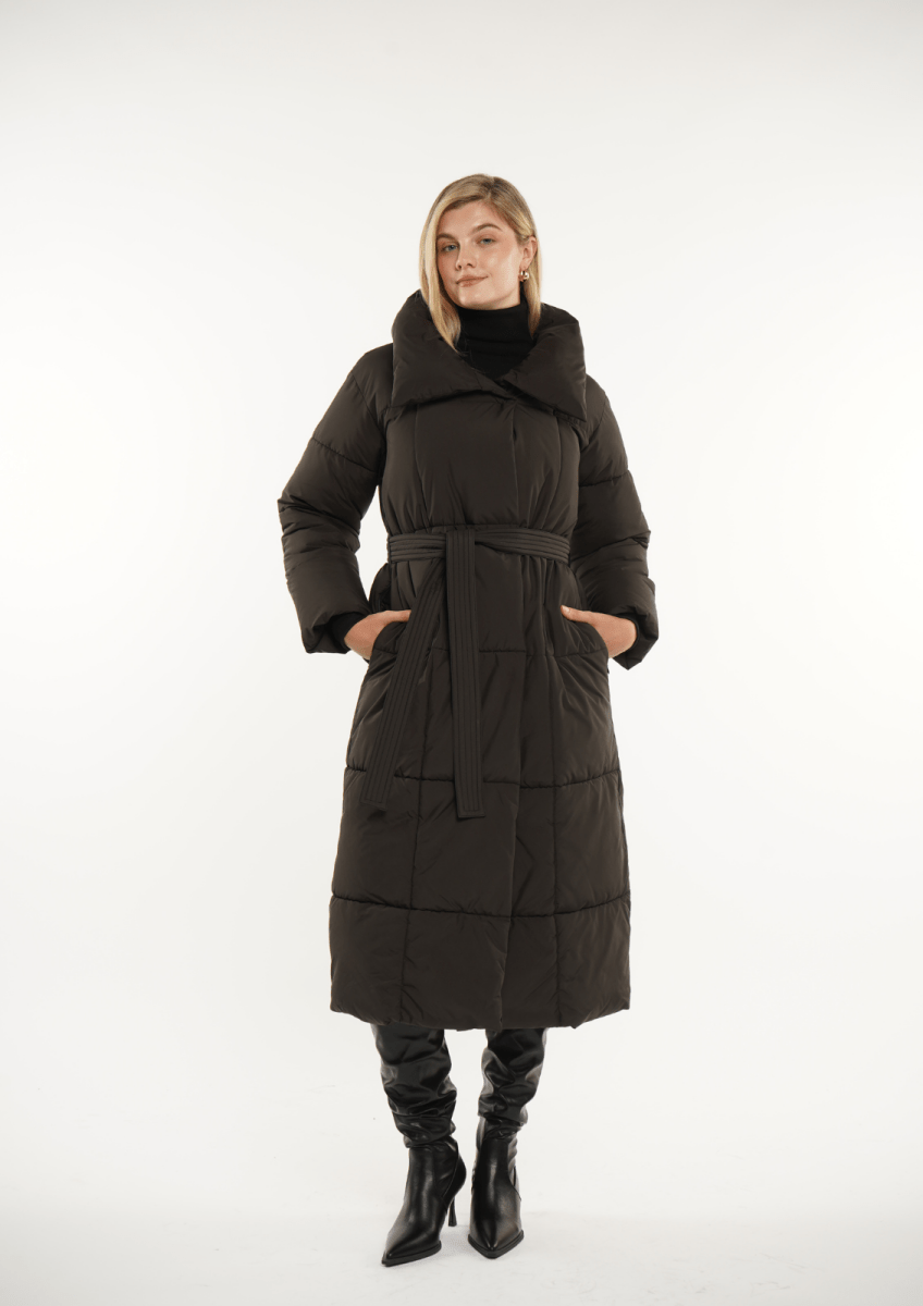 BLAIRE | ULTRA LONG BULLET BUTTON PUFFER JACKET
