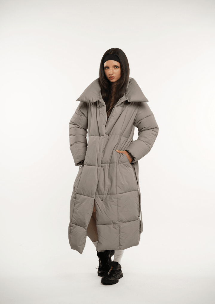 BLAIRE | ULTRA LONG BULLET BUTTON PUFFER JACKET