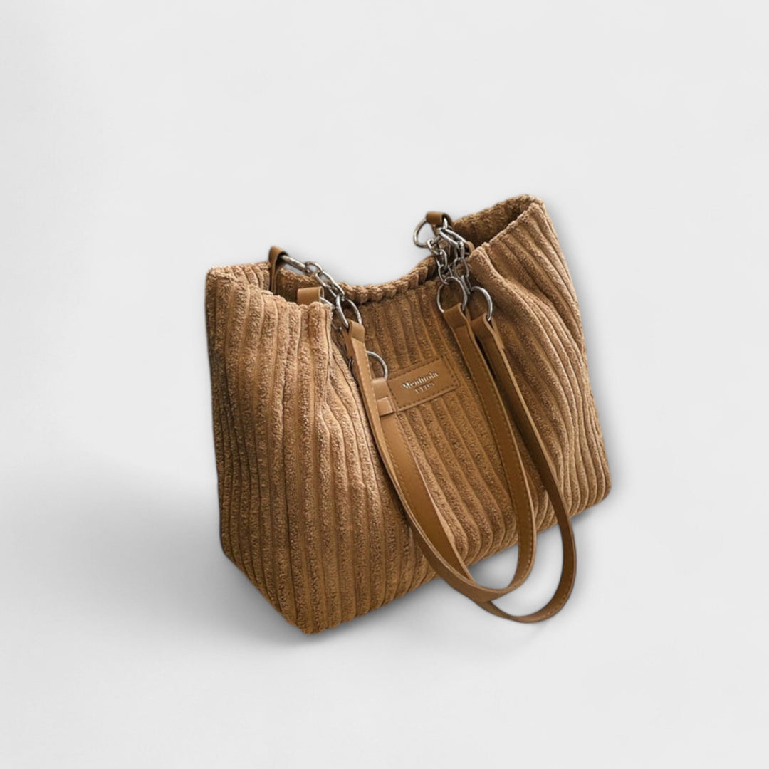 Annie | Plush Corduroy Shoulder Bag