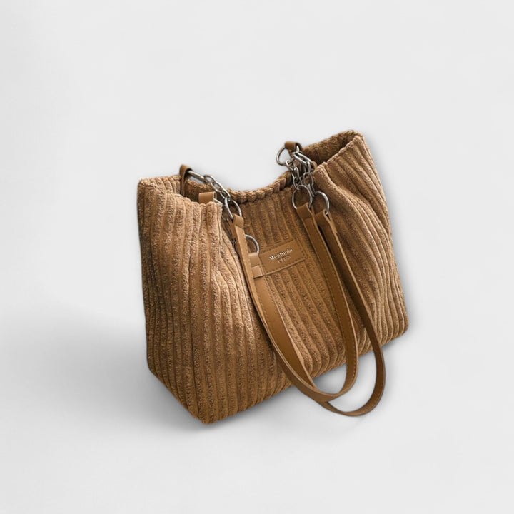 Annie | Plush Corduroy Shoulder Bag