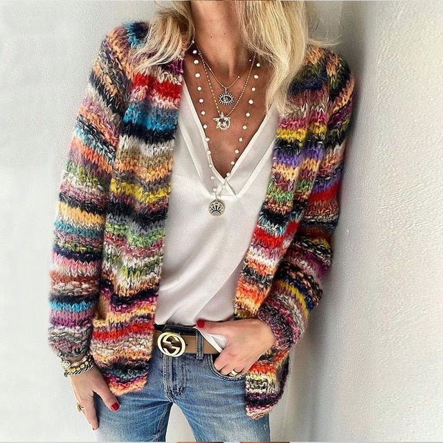 Esme™ | Vibrant Multicolor Cardigan