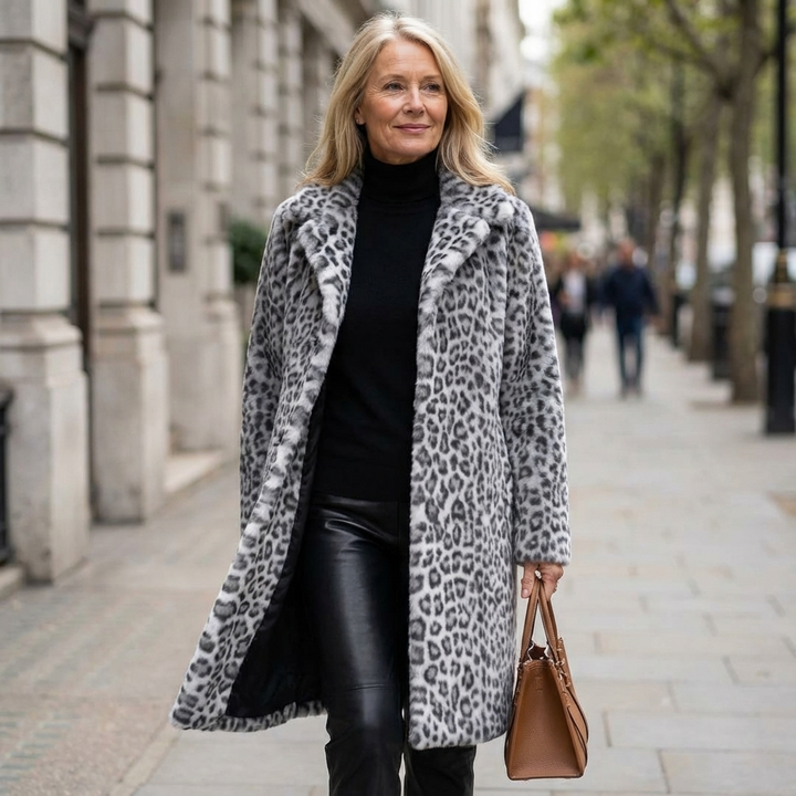 Cassia | Chic Leopard Print Coat