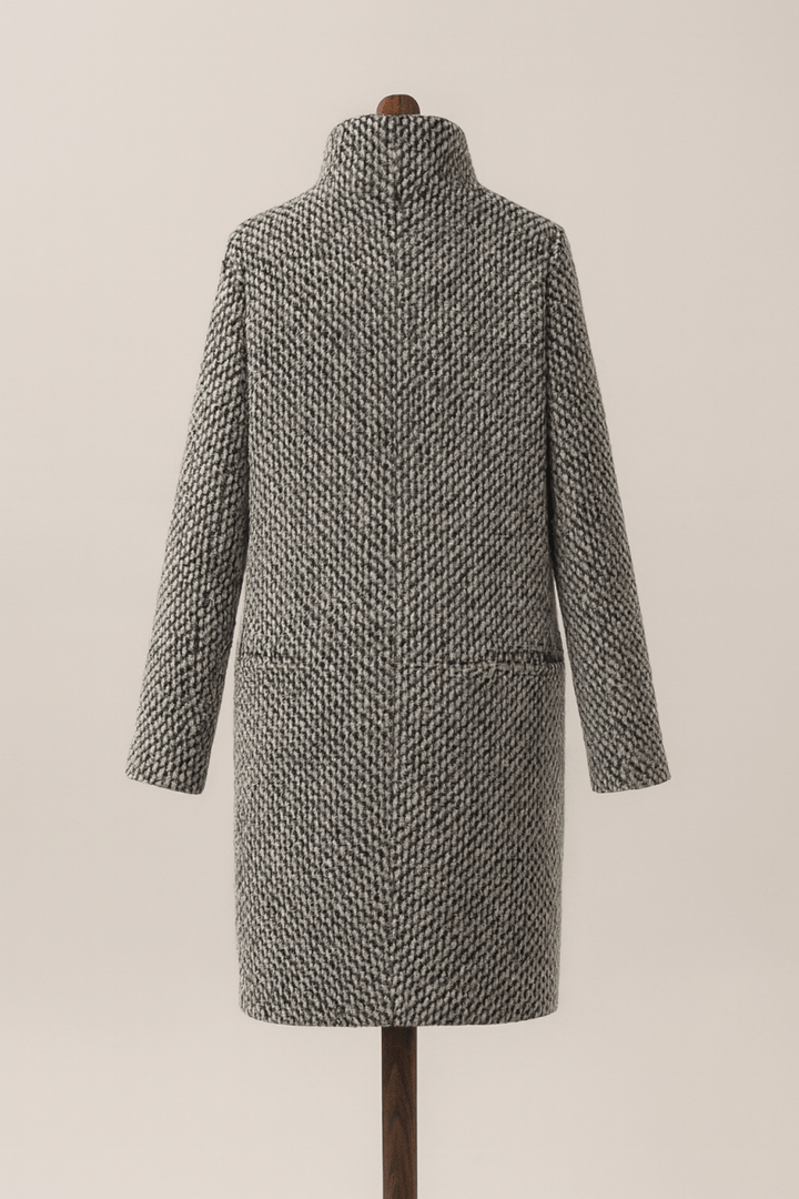 CLAUDIA - ELEGANT WOOL COAT FOR FALL AND WINTER