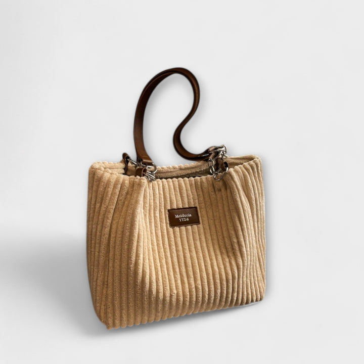 Annie | Plush Corduroy Shoulder Bag