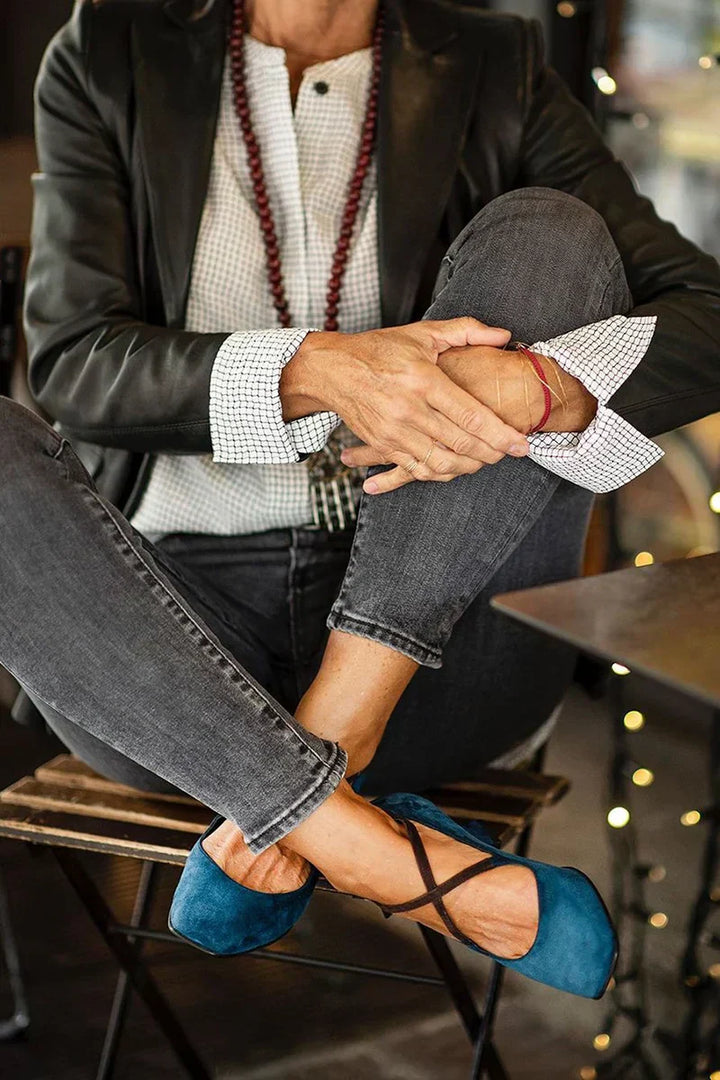 Amber | Chic Mid-Heel Strappy Sandals