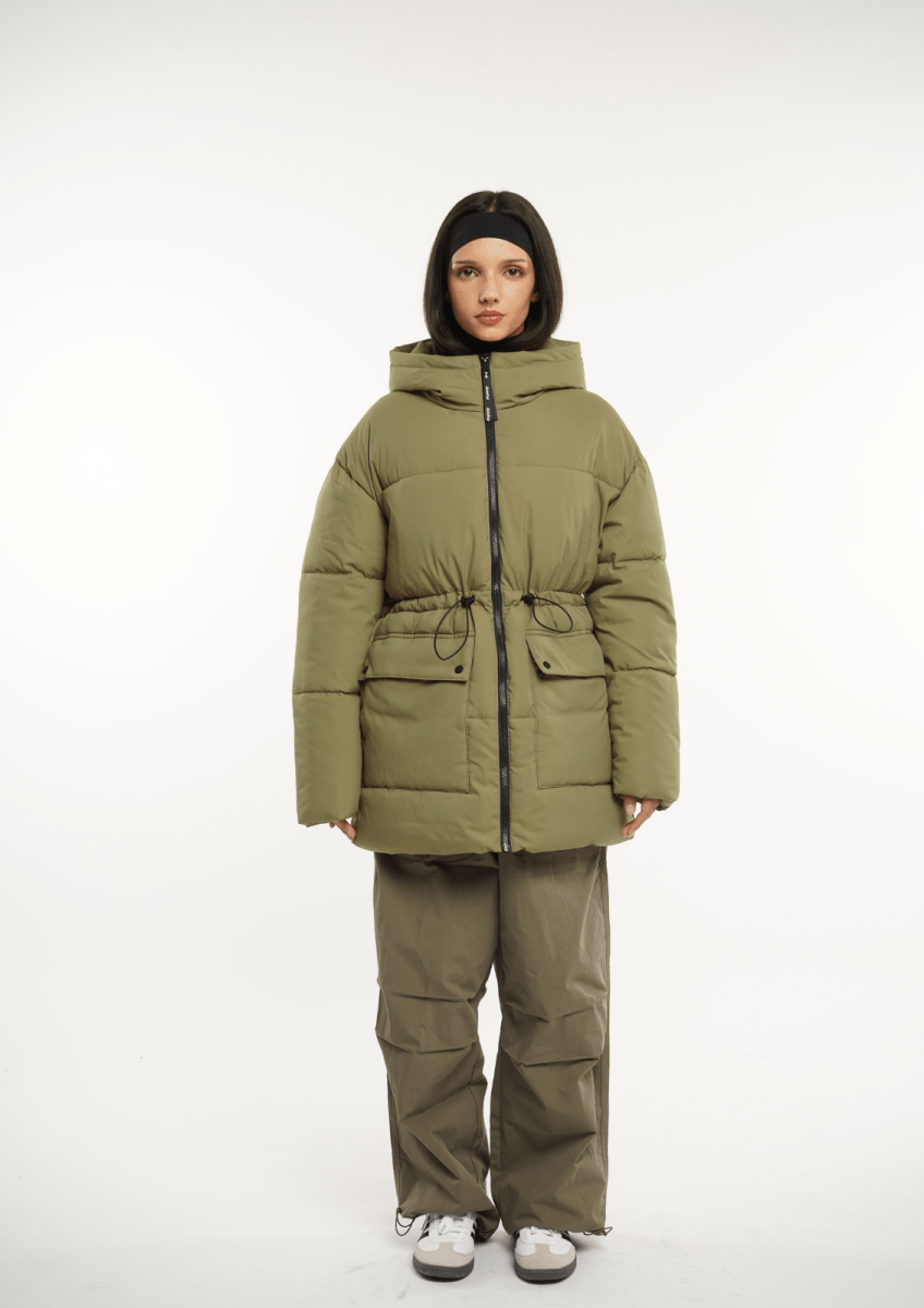 EVA | SPLASHPROOF HOODED PUFFER JACKET
