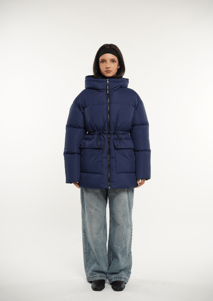 EVA | SPLASHPROOF HOODED PUFFER JACKET