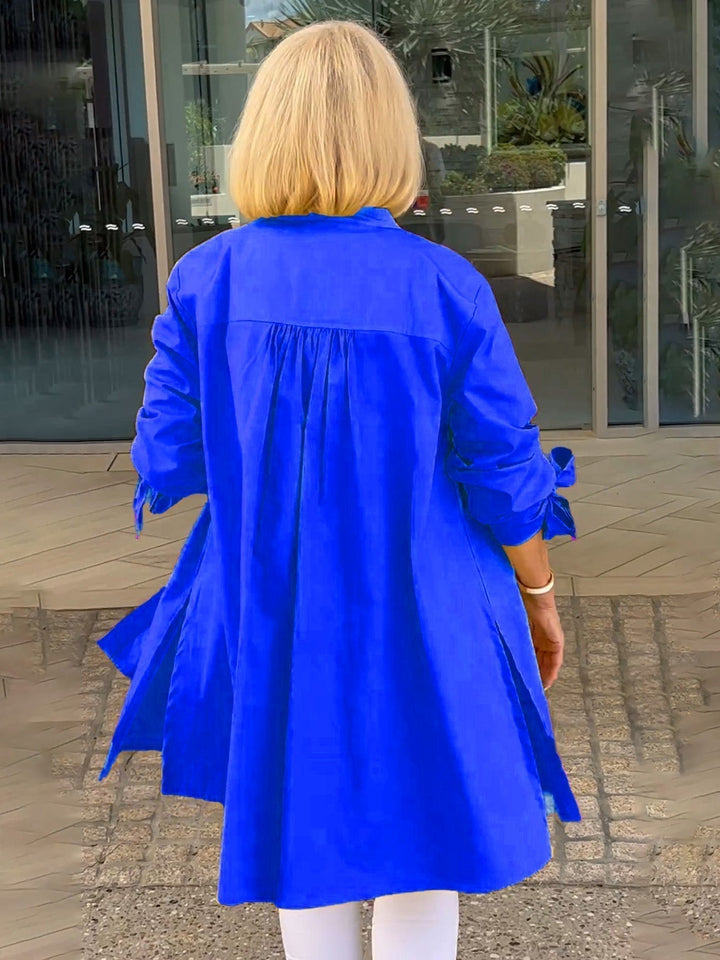 Célina | Classy Long Shirt Jacket