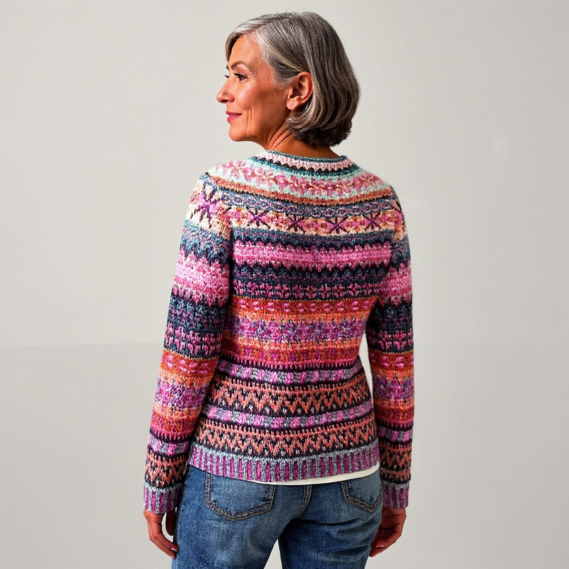 Charlotte | Timeless Icelandic Pattern Knit Sweater