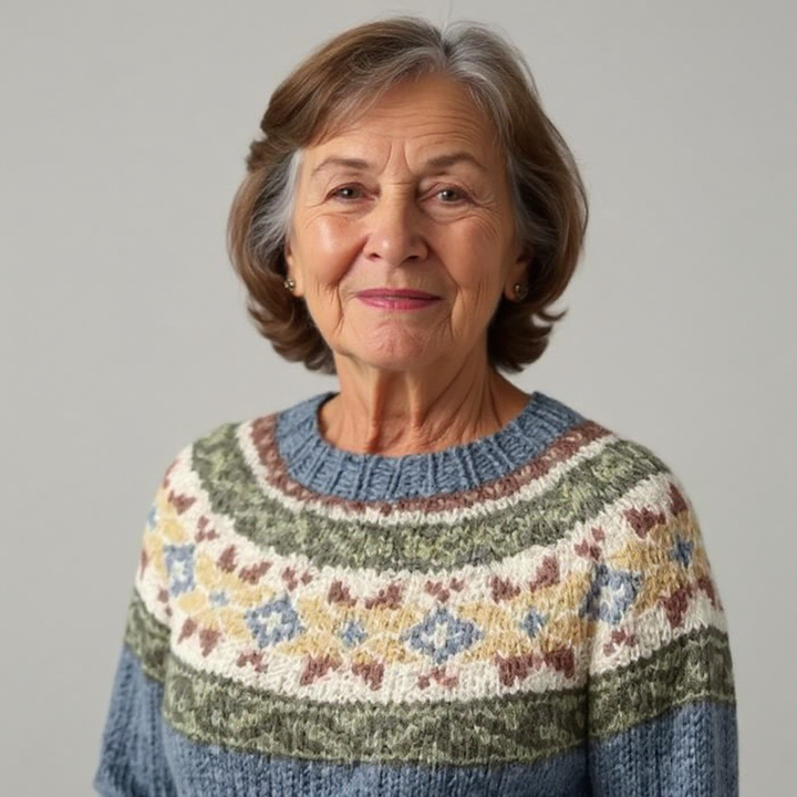 Olivia | Classic Sweater Inspired by Icelandic Design