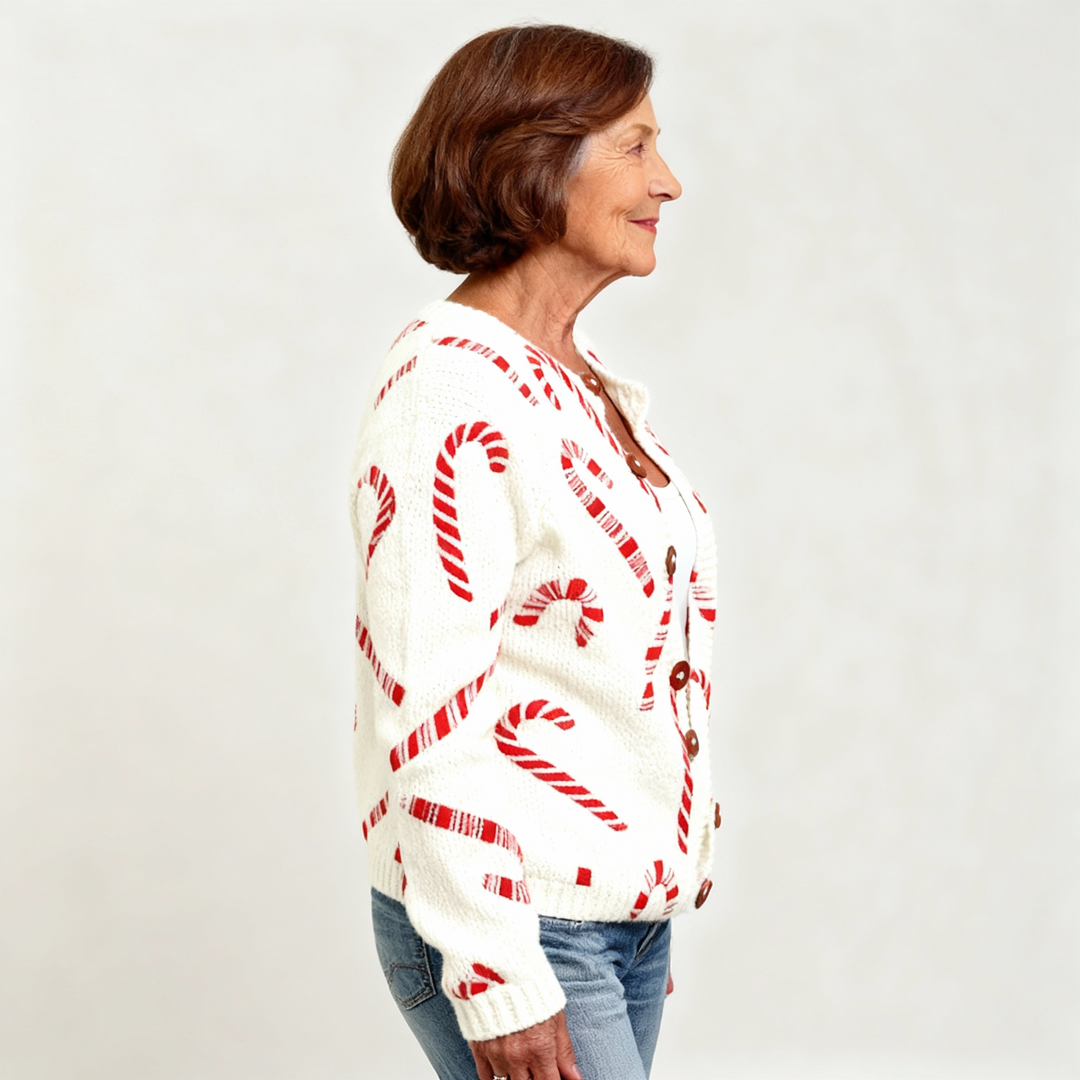 Malia | Cozy Festive Knit Cardigan