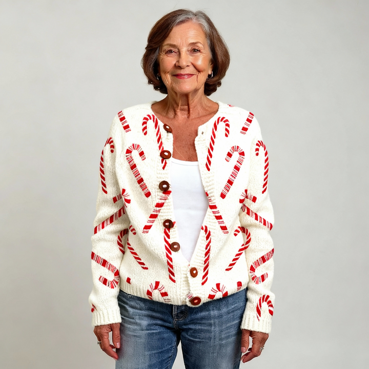 Malia | Cozy Festive Knit Cardigan
