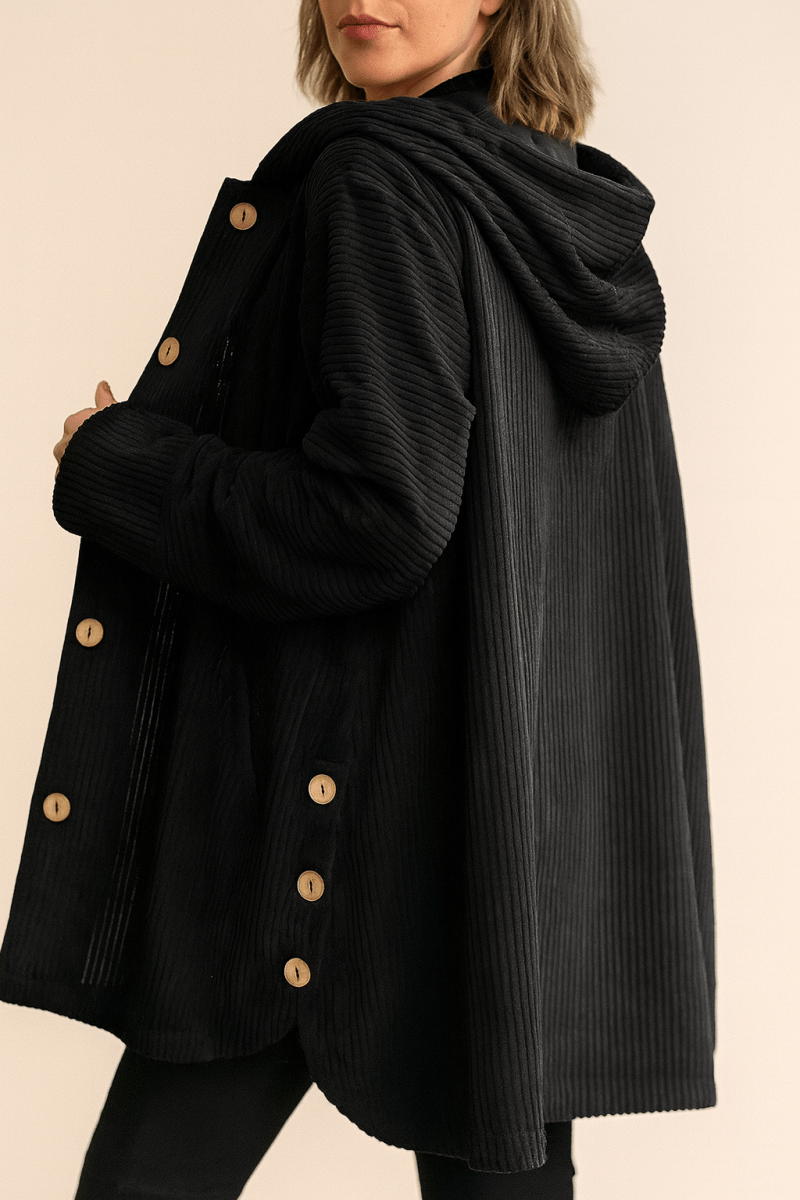 Marina | Corduroy Hooded Jacket