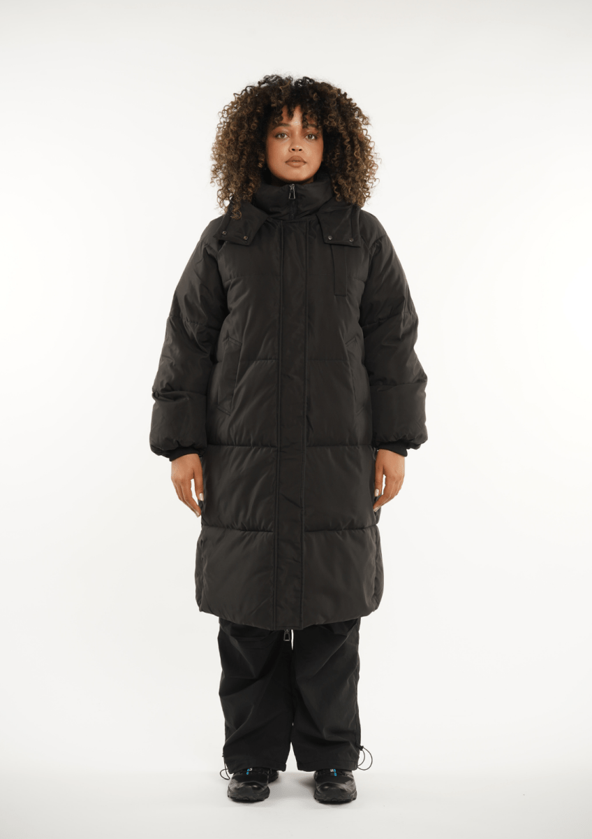 LUNA | Long Hooded Puffer Jacket