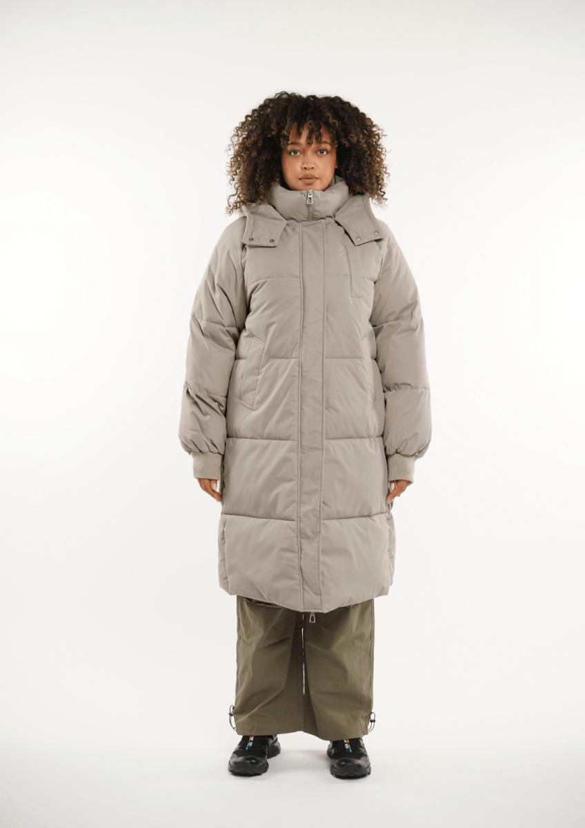 LUNA | LONG PUFFER JACKET WITH HOOD