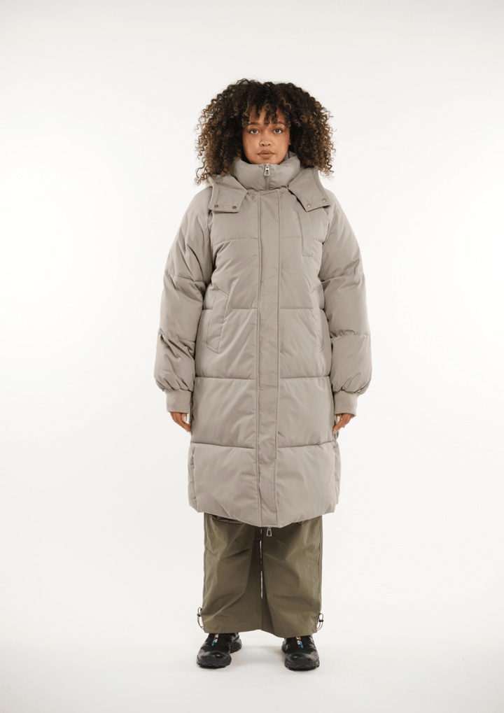 LUNA | LONG PUFFER JACKET WITH HOOD