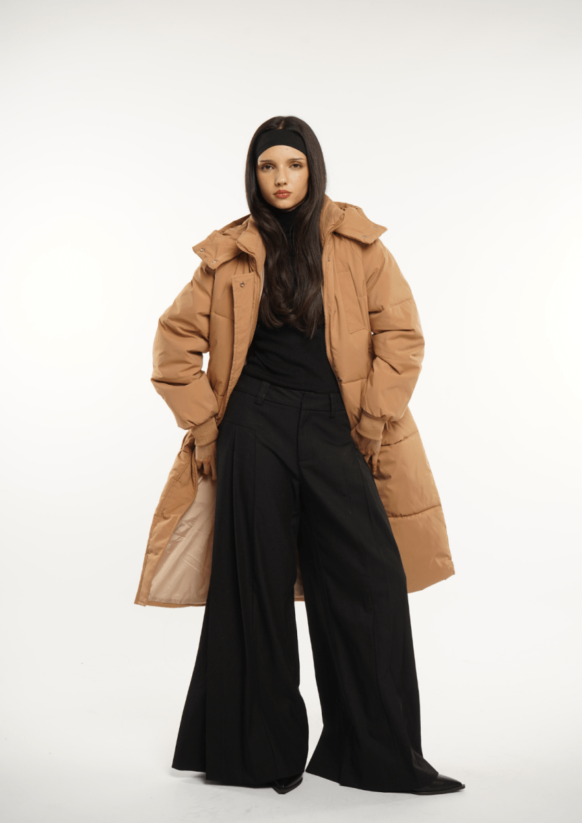 LUNA | Long Hooded Puffer Jacket