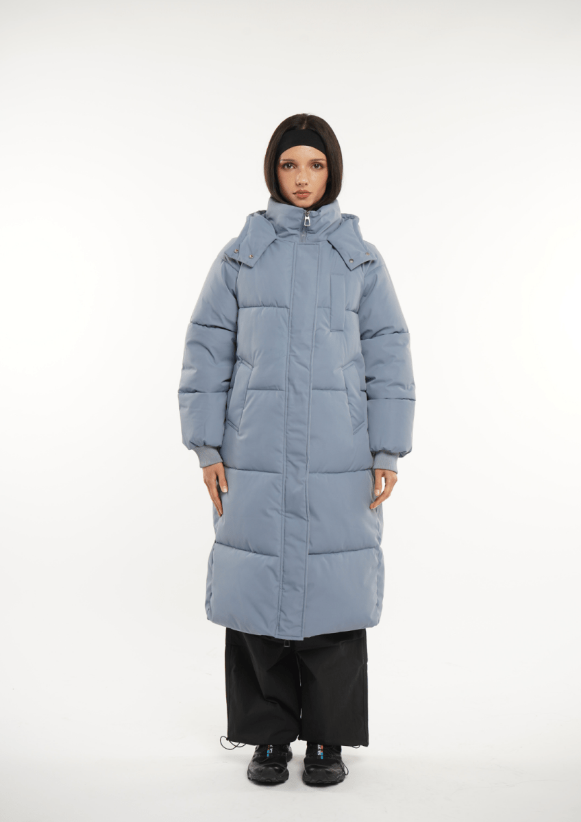 LUNA | LONG PUFFER JACKET WITH HOOD