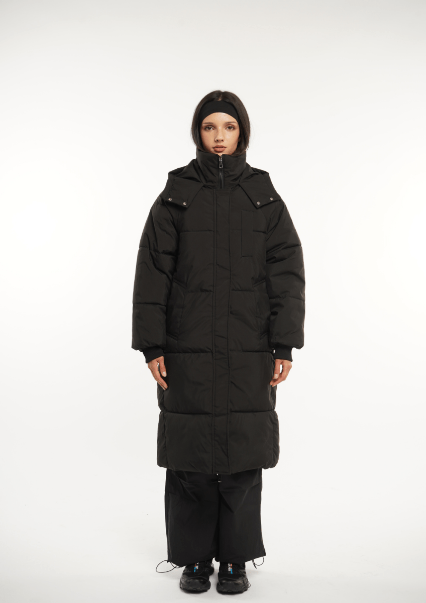 LUNA | LONG PUFFER JACKET WITH HOOD