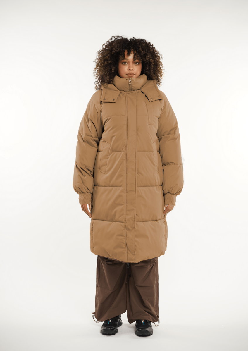 LUNA | Long Hooded Puffer Jacket