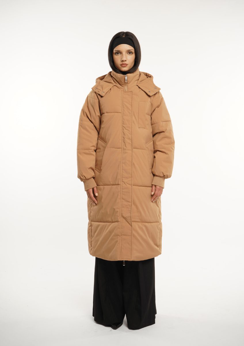 LUNA | LONG PUFFER JACKET WITH HOOD