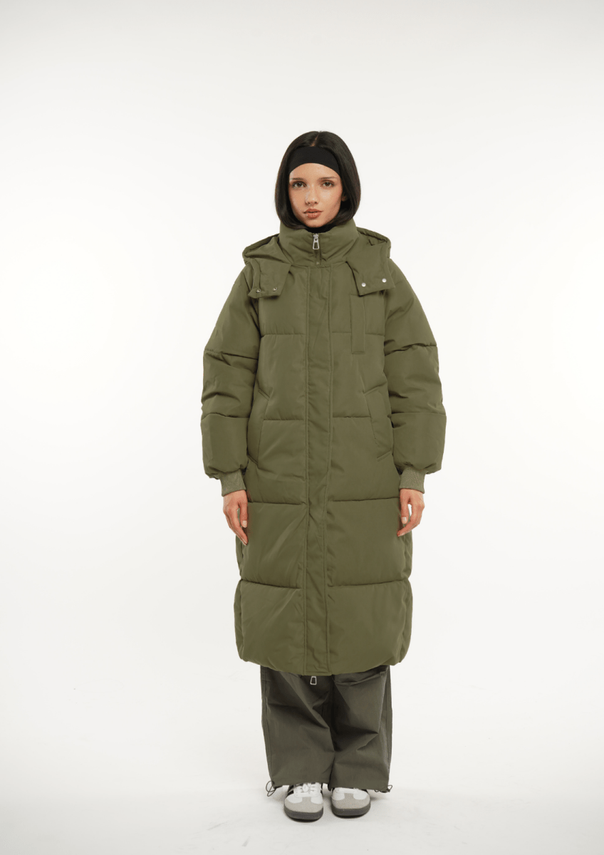 LUNA | LONG PUFFER JACKET WITH HOOD