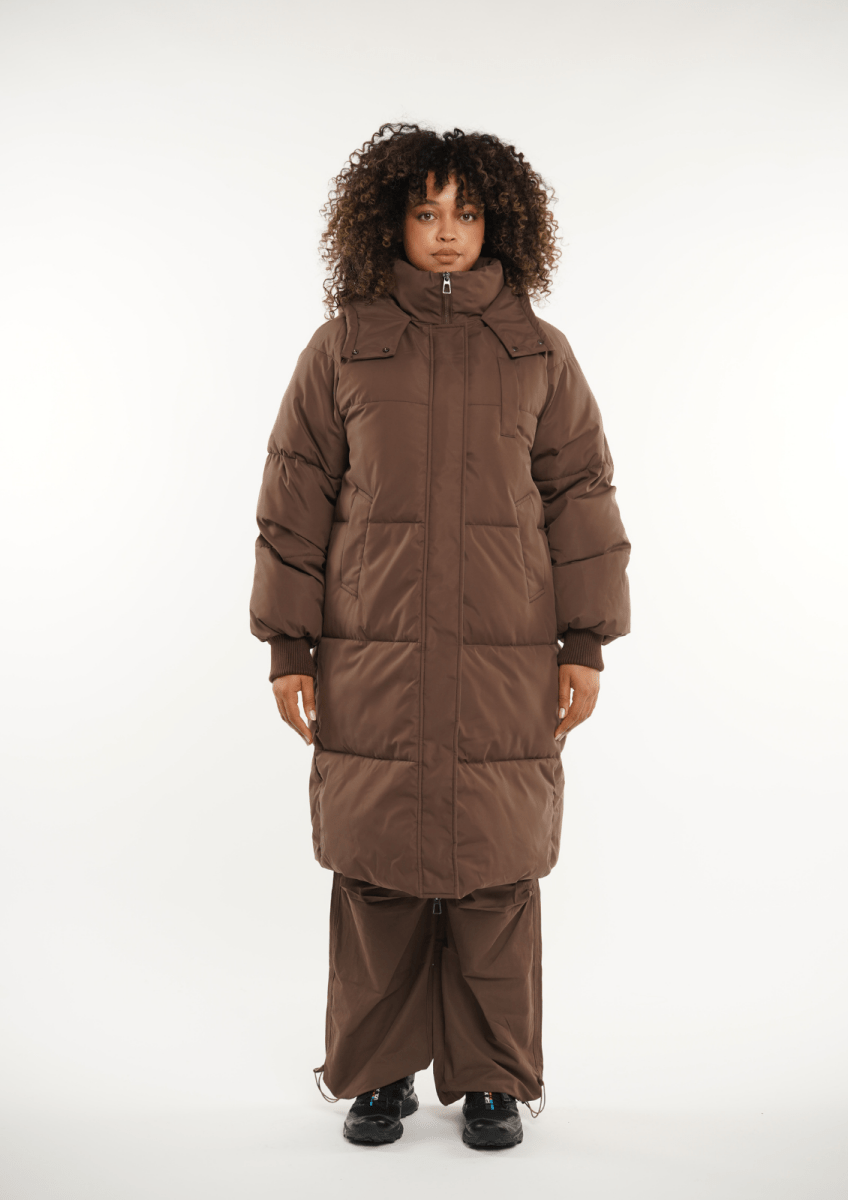 LUNA | Long Hooded Puffer Jacket