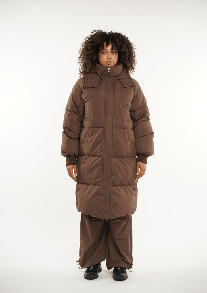 LUNA | Long Hooded Puffer Jacket