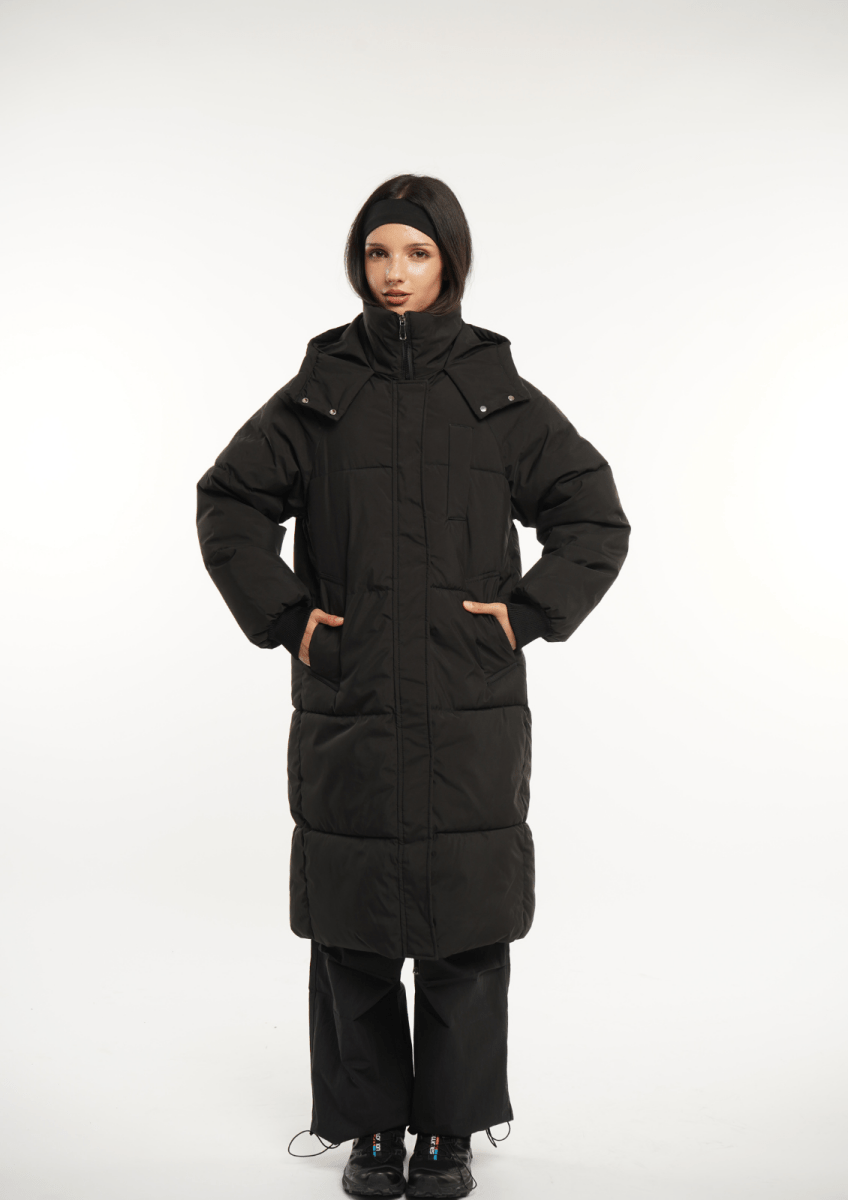 LUNA | LONG PUFFER JACKET WITH HOOD