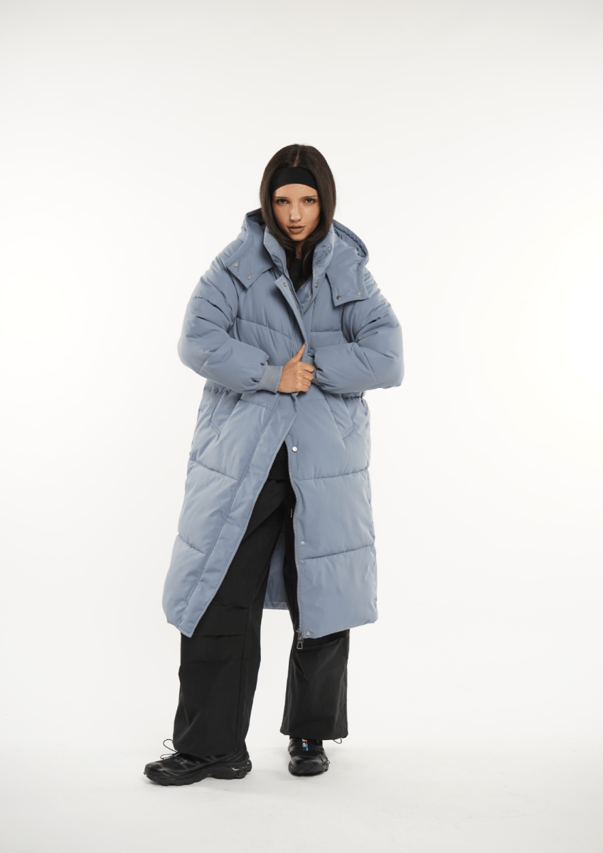 LUNA | Long Hooded Puffer Jacket