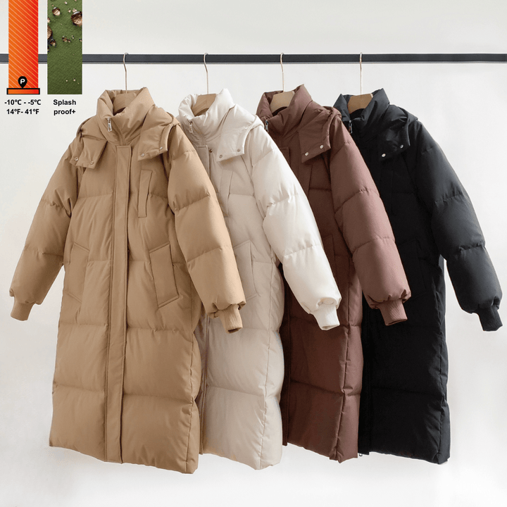 LUNA | LONG PUFFER JACKET WITH HOOD