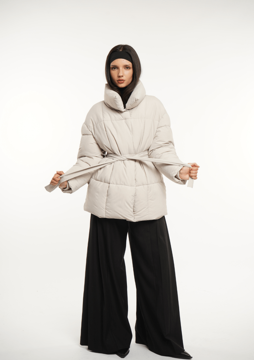 NOVA | Mid-Length Belted Puffer Coat