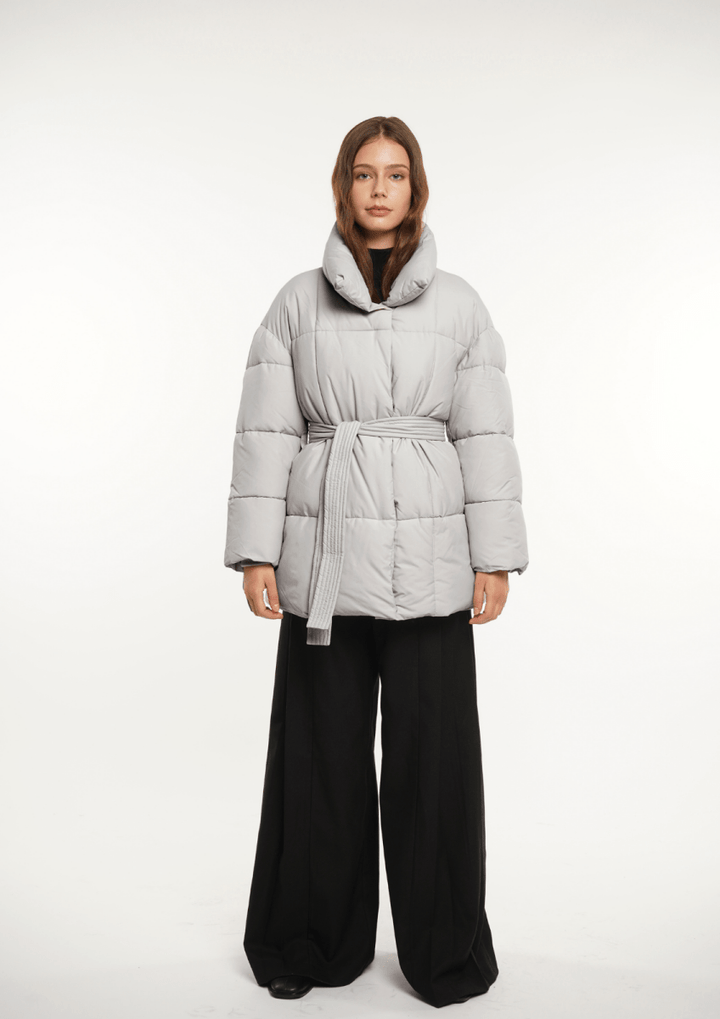 NOVA | Mid-Length Belted Puffer Coat