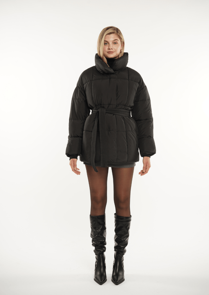 NOVA | Mid-Length Belted Puffer Coat
