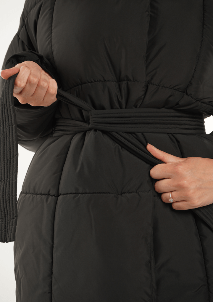 NOVA | Mid-Length Belted Puffer Coat