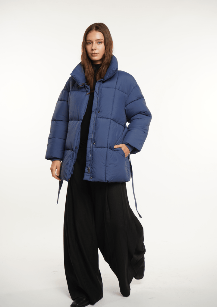NOVA | Mid-Length Belted Puffer Coat