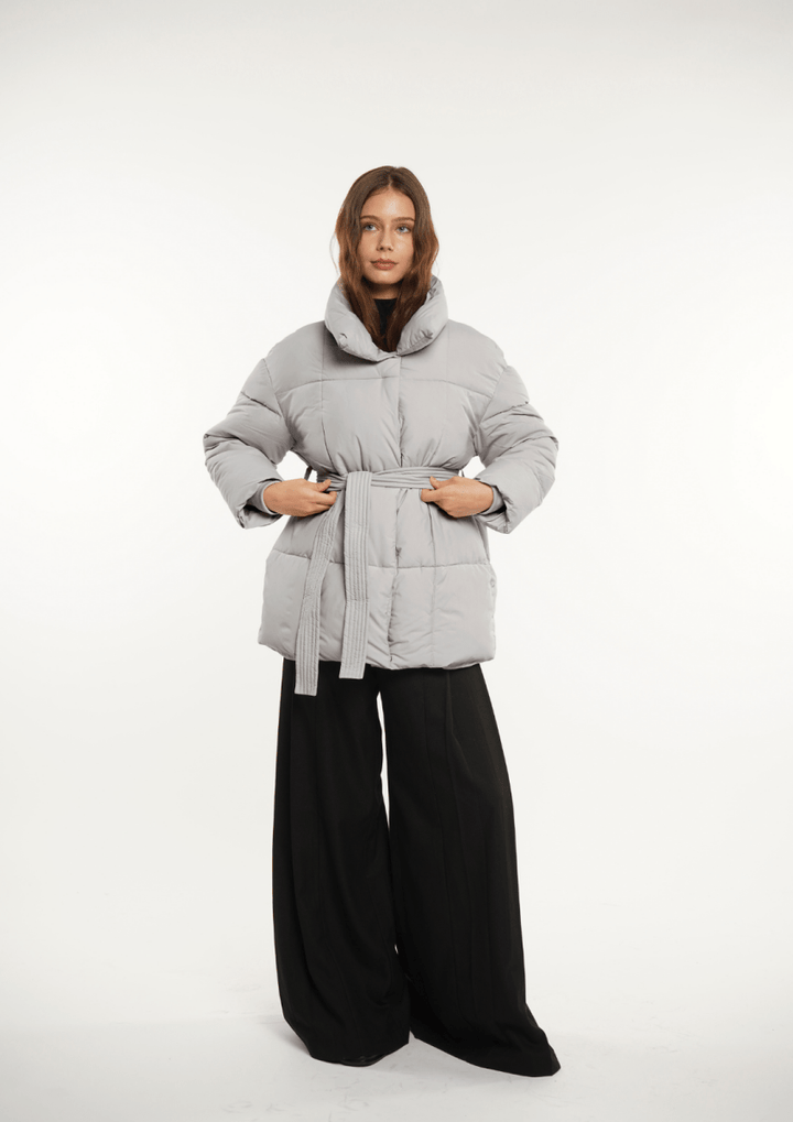 NOVA | Mid-Length Belted Puffer Coat
