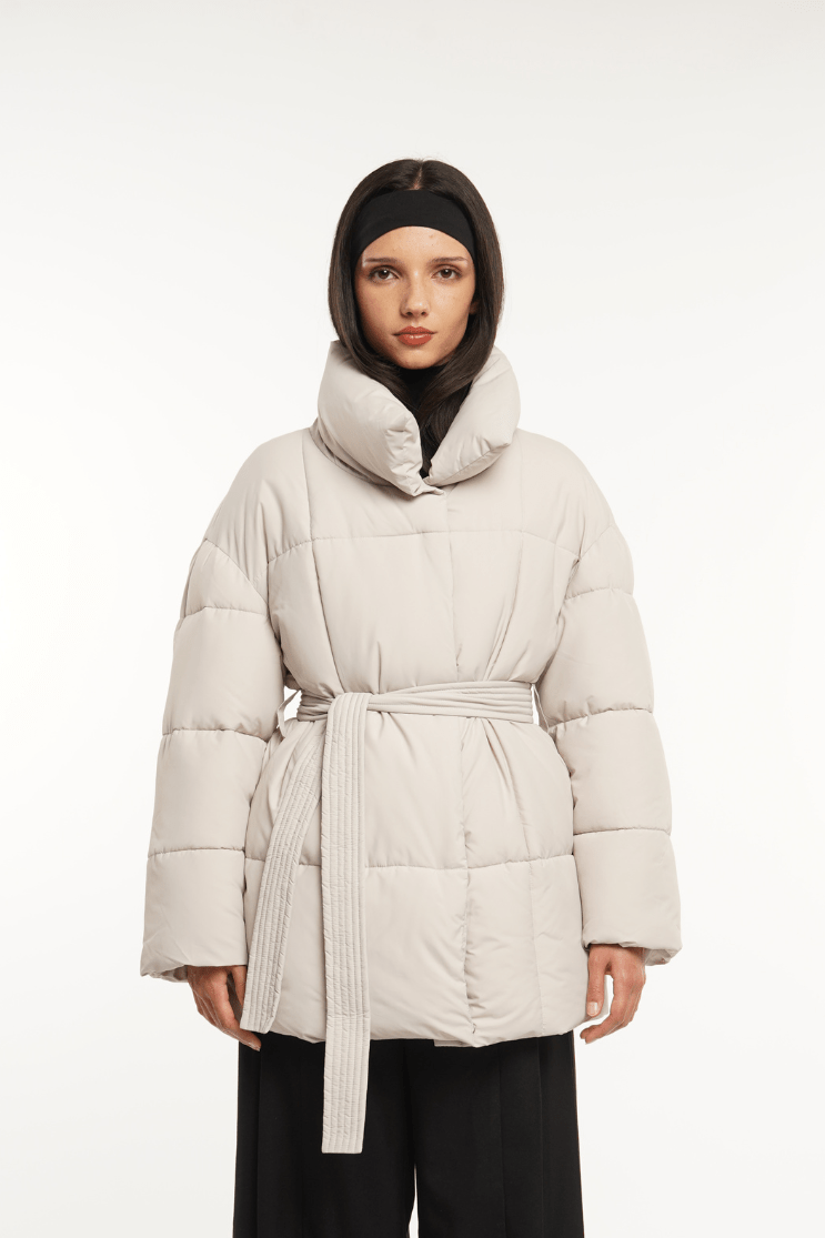 NOVA | Mid-Length Belted Puffer Coat